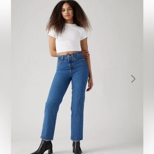 Levi's Blue Straight Leg Jeans